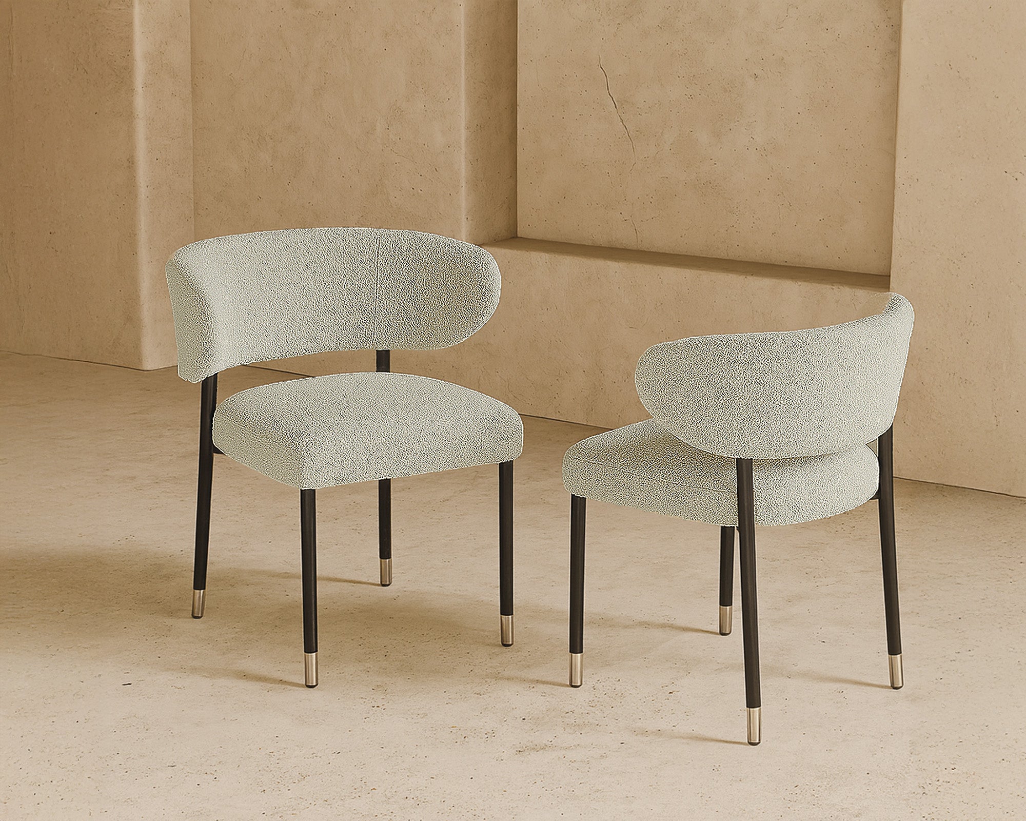 Donna Dining Chair (Set of 2) - Field Sand