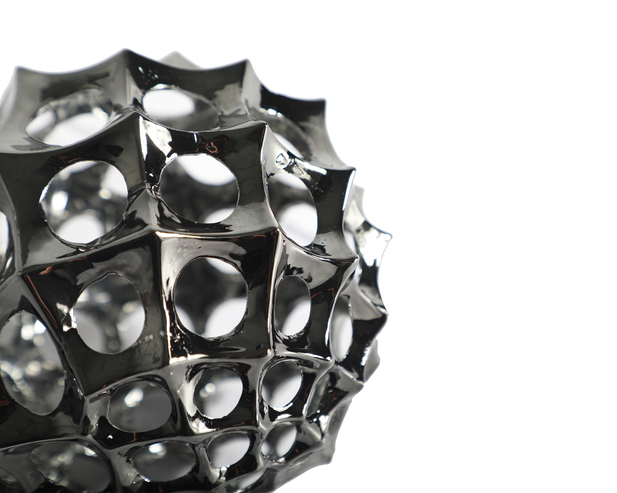 Matrix Sculpture - Black Metal