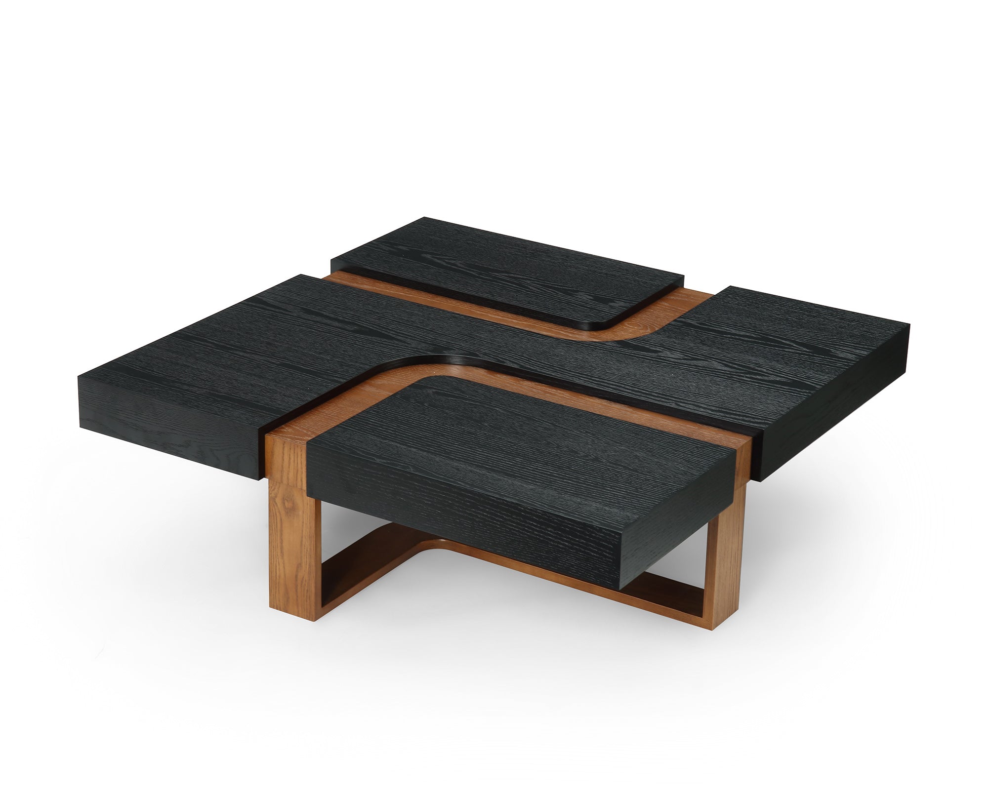Grove Coffee Table  -  Wenge & Classic Brown