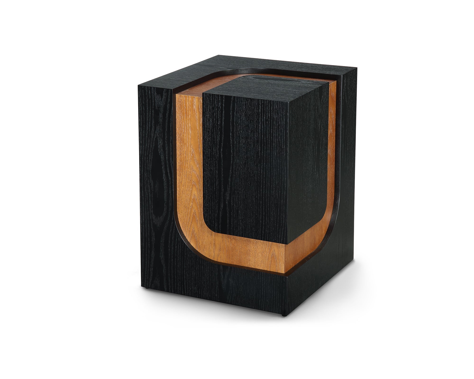 Grove Side Table  -  Wenge & Classic Brown